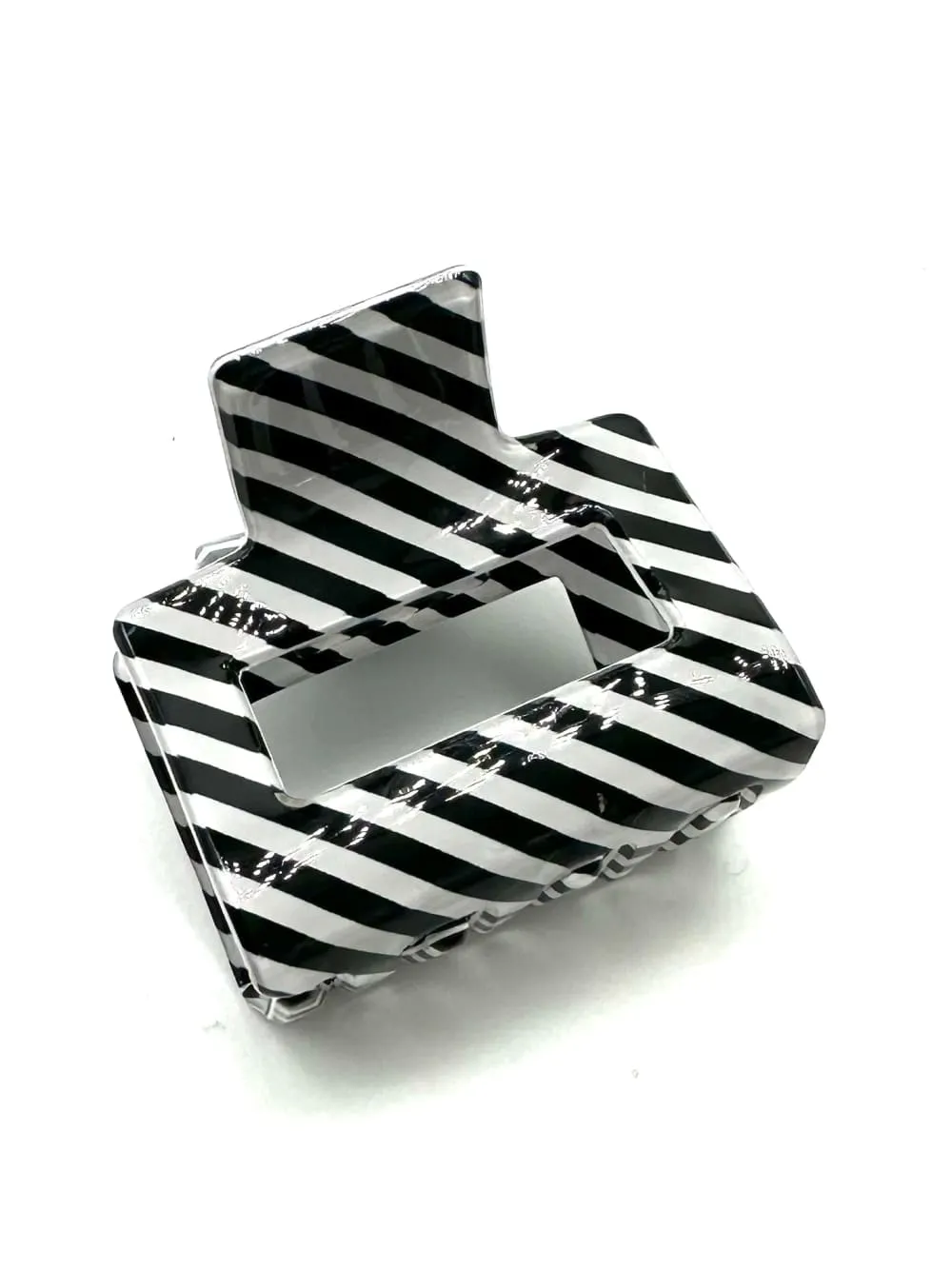 Abbie Stripe Claw Clip