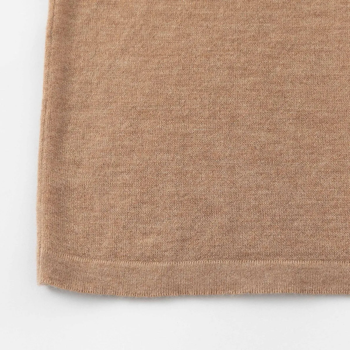 Aleger Cashmere Bell Sleeve Knit in Nutmeg