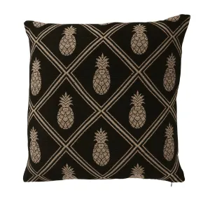 Anguilla Tropics 50x50cm Filled Cushion Black