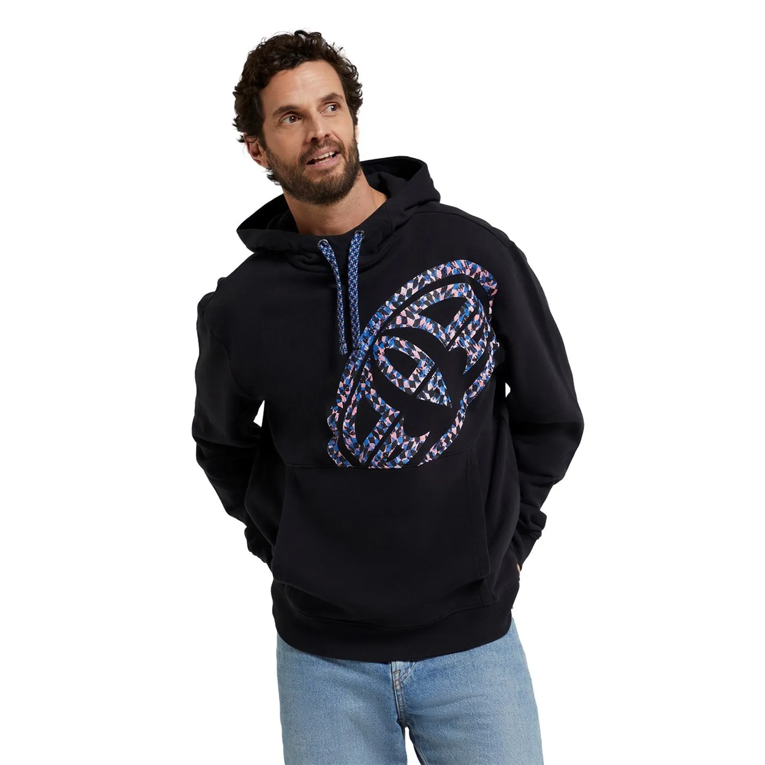 Animal Mens Hayle Logo Organic Hoodie