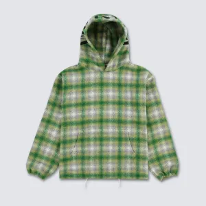 BEYOND PLAID WOVEN HOODIE