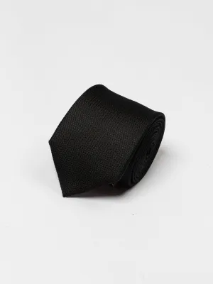 Black Texture Tie