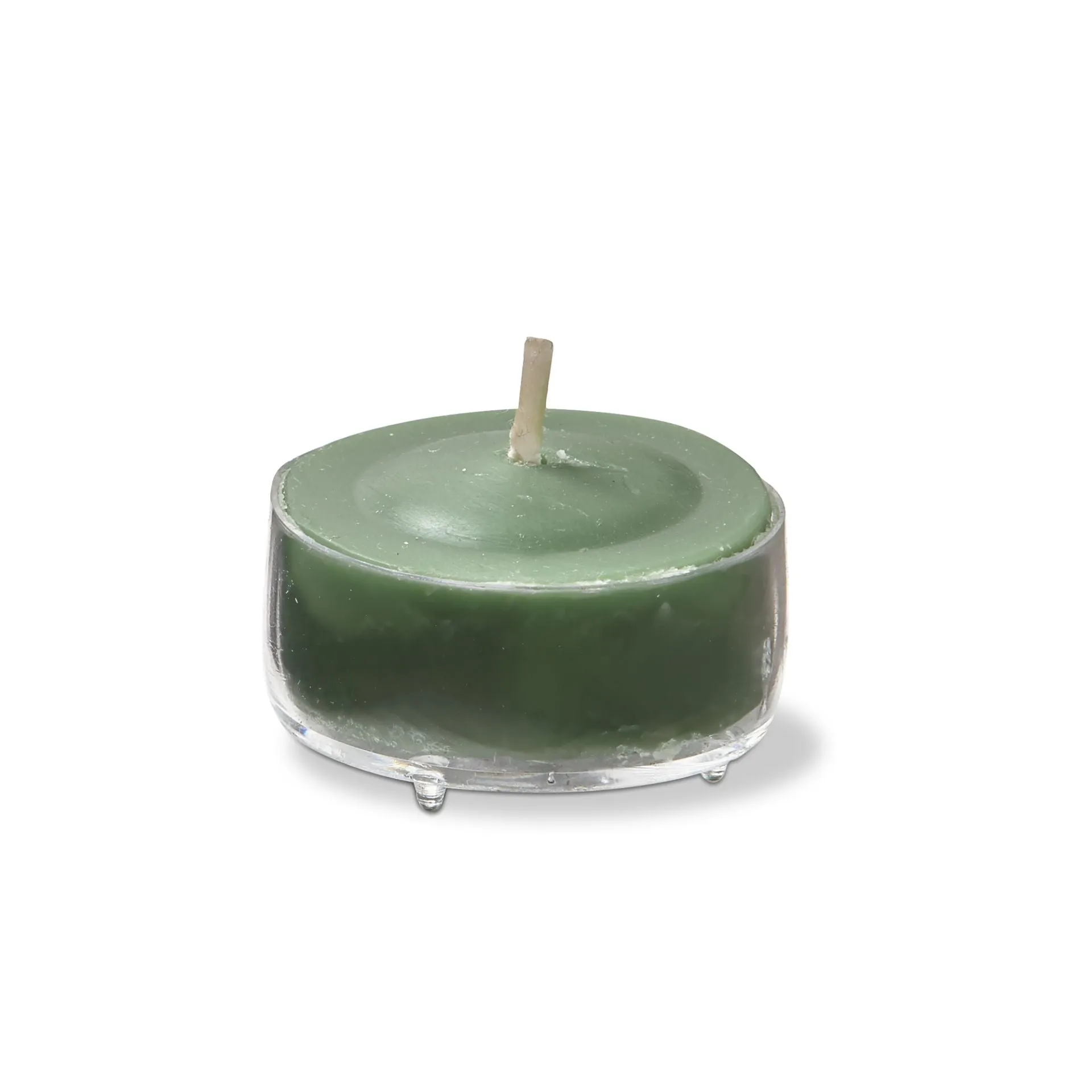 Color Studio Tealight Candles, Set of 8, Hunter Green