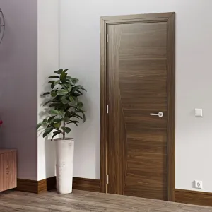 Contemporary Design Cadiz Prefinished Walnut Internal Door