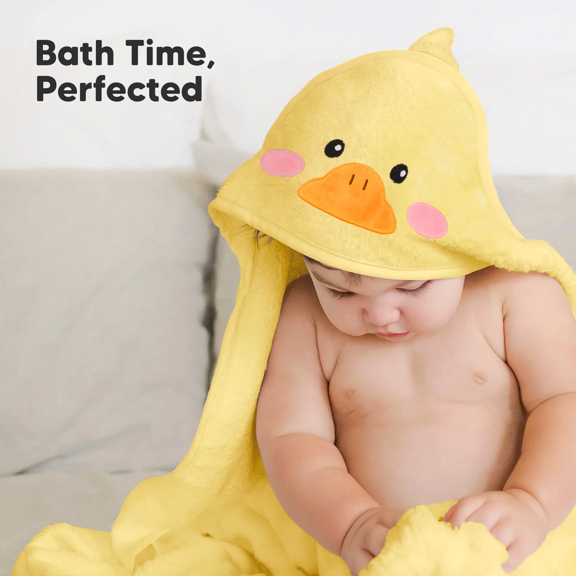 Cuddle Baby Hooded Towel (Duck)