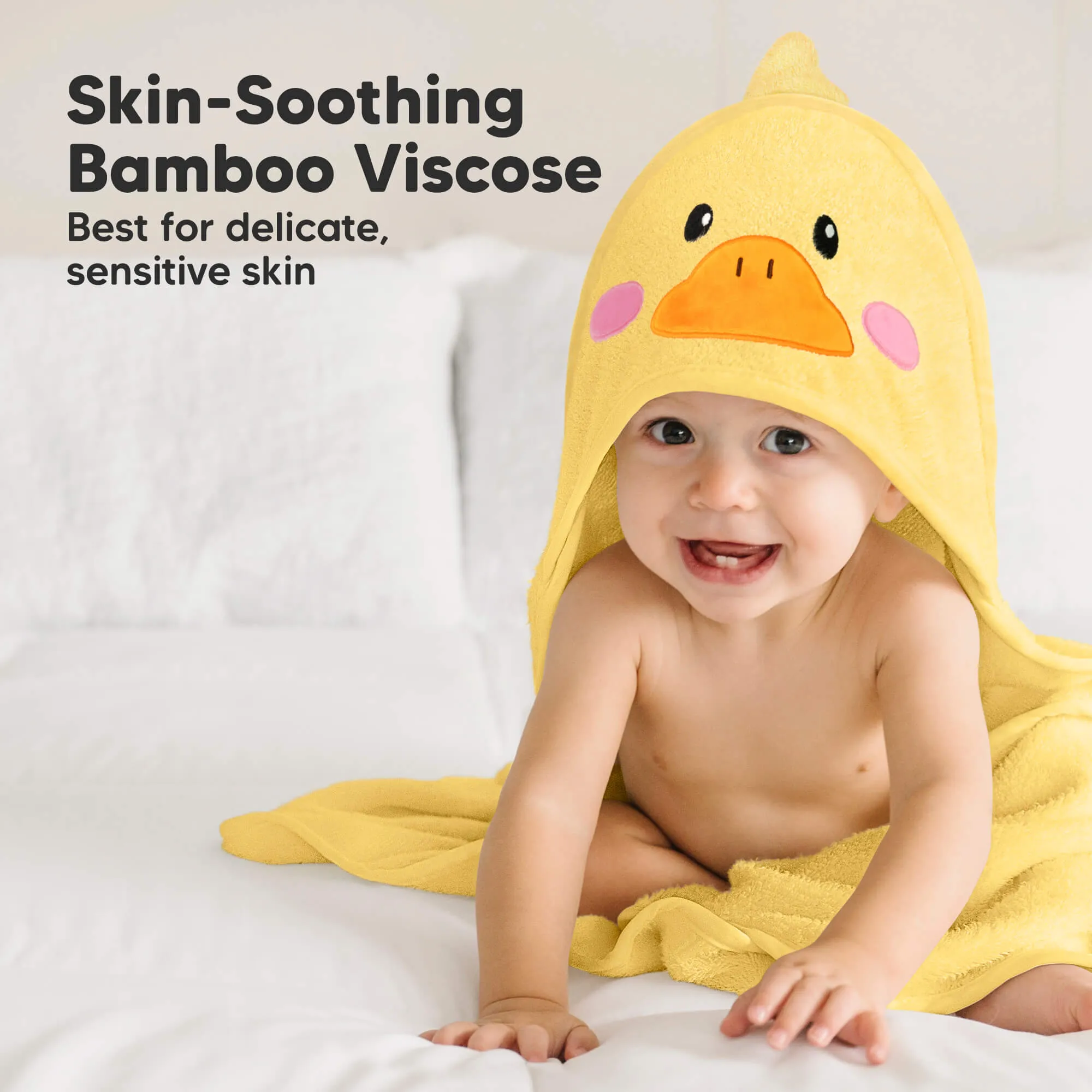 Cuddle Baby Hooded Towel (Duck)