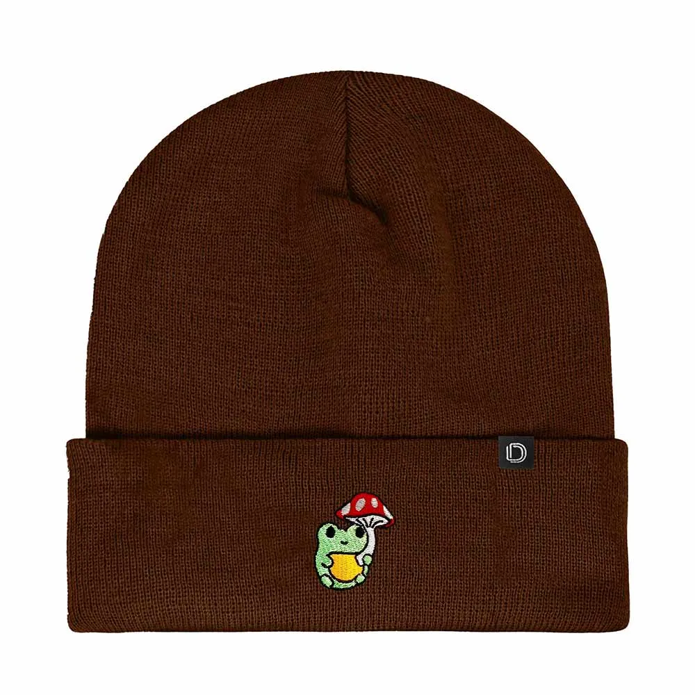 Dalix Mushroom Frog Beanie