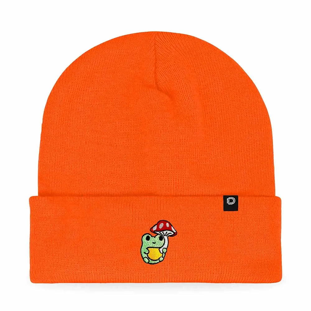 Dalix Mushroom Frog Beanie