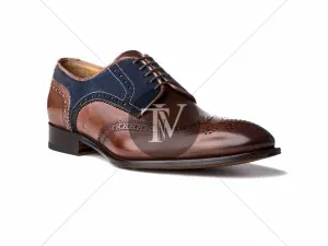 Dual color formal leather shoes 2024