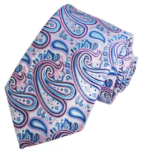 Extraordinary Pink Paisley Design Tie