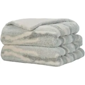 Faux Fur RD520 Seafoam Throw Blanket