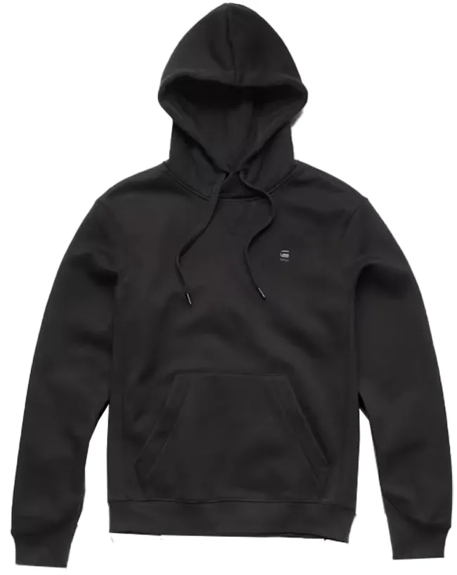 G Star Raw Mens Premium Core Hooded Sweat Black