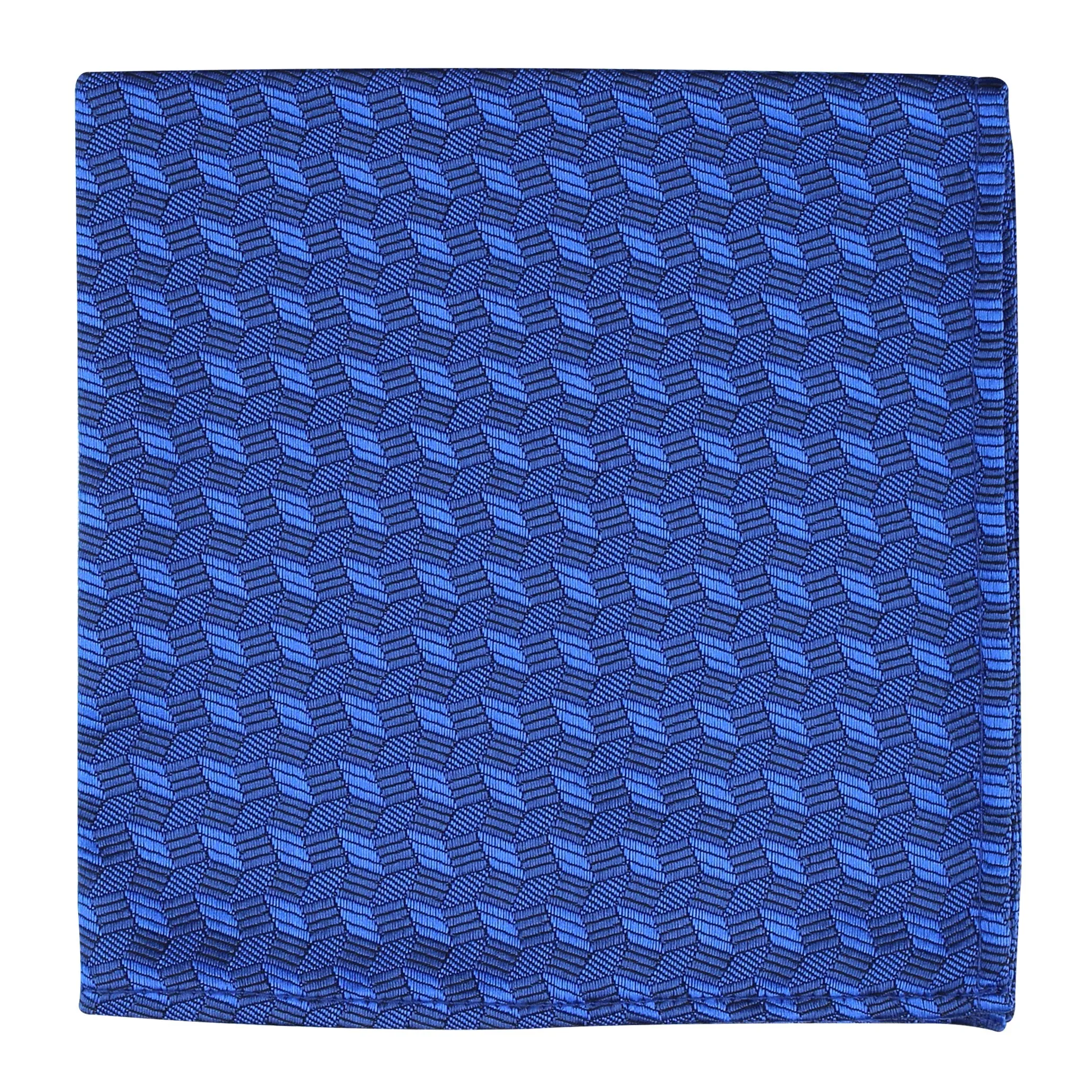 Kovove The Abstractzoid Blue Pocket Square For Men