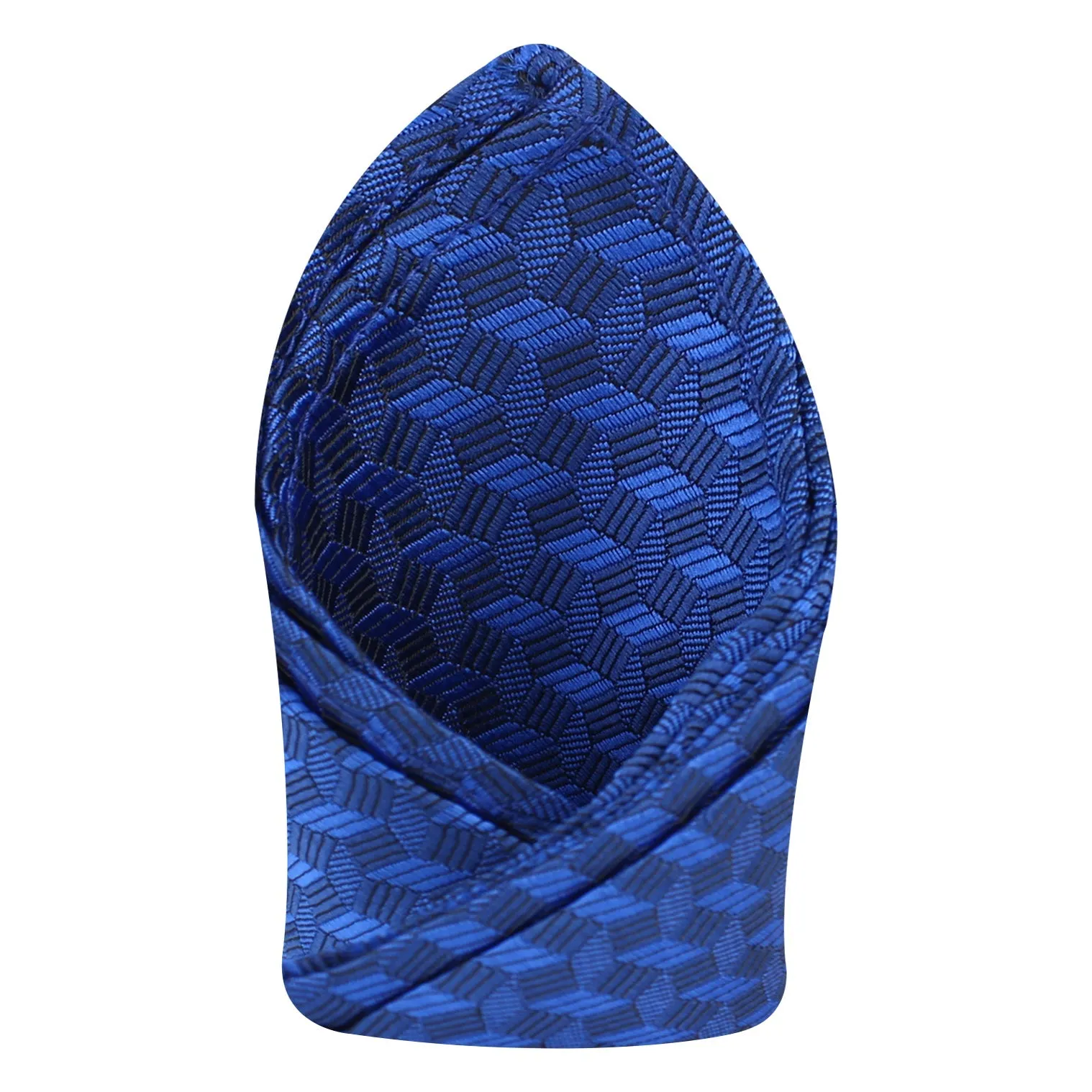 Kovove The Abstractzoid Blue Pocket Square For Men