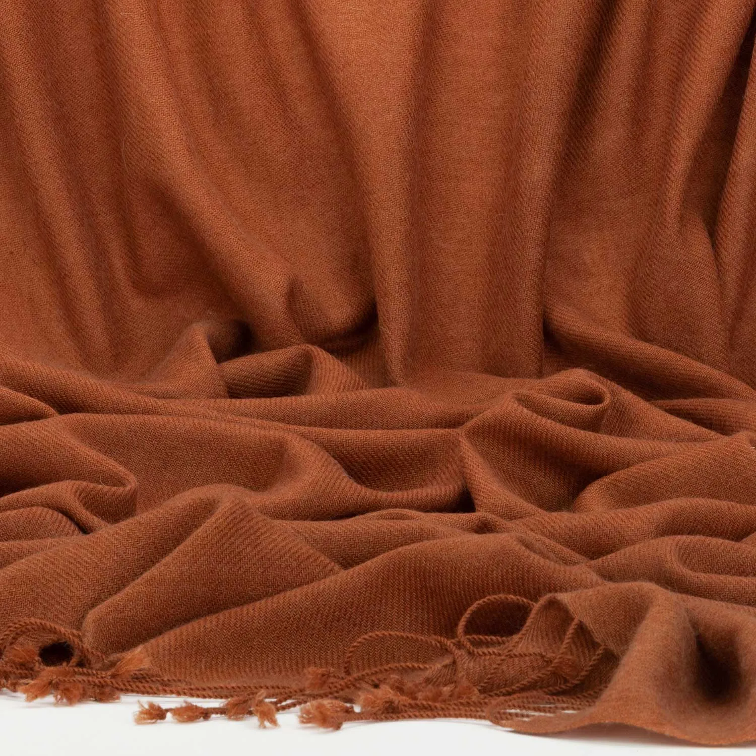 Luxury Pashmina Shawl Nutmeg