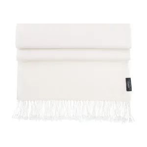 Luxury Pashmina Shawl Off-White