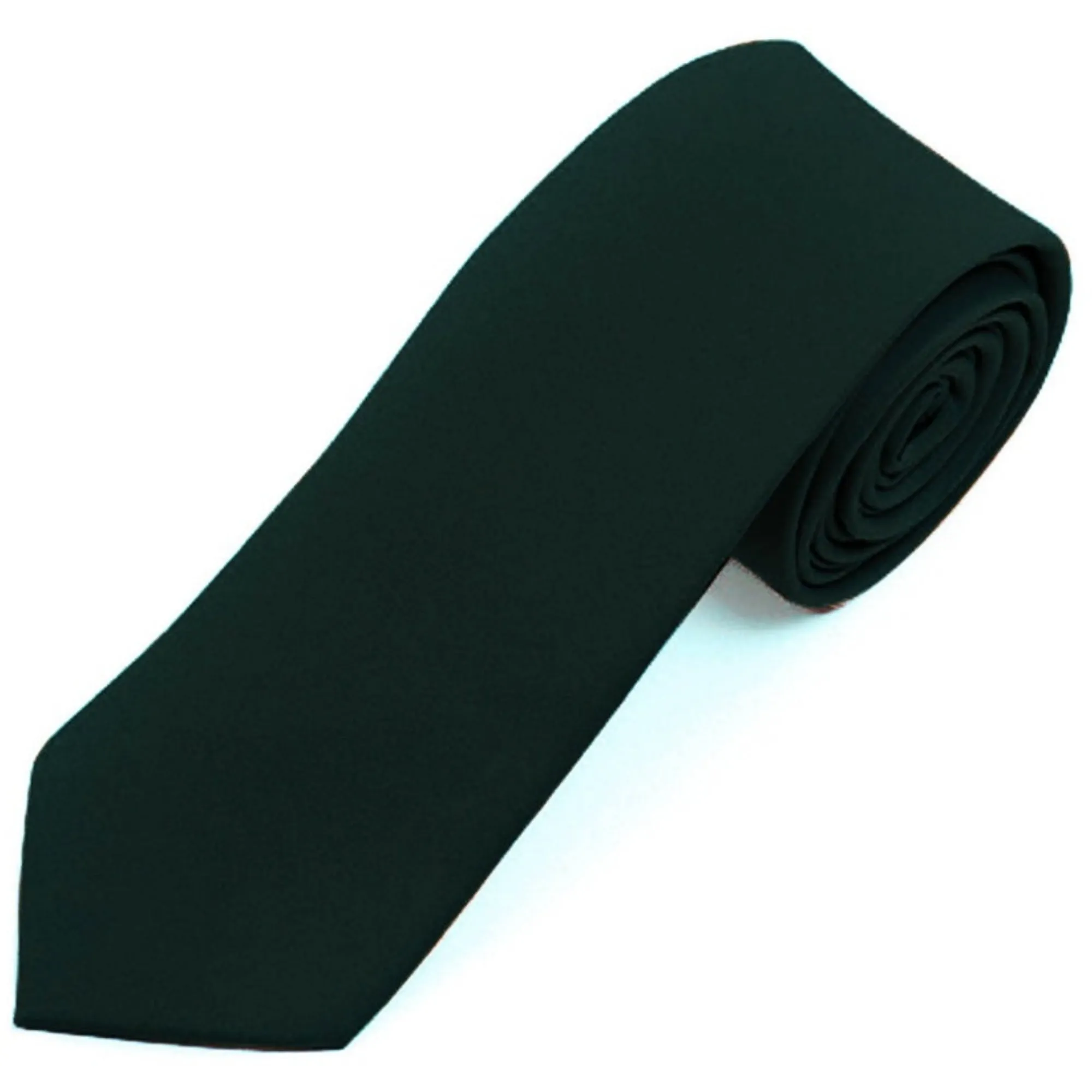 Men's Solid Color 2 Inch Wide And 57 Inch Long Slim Neckties