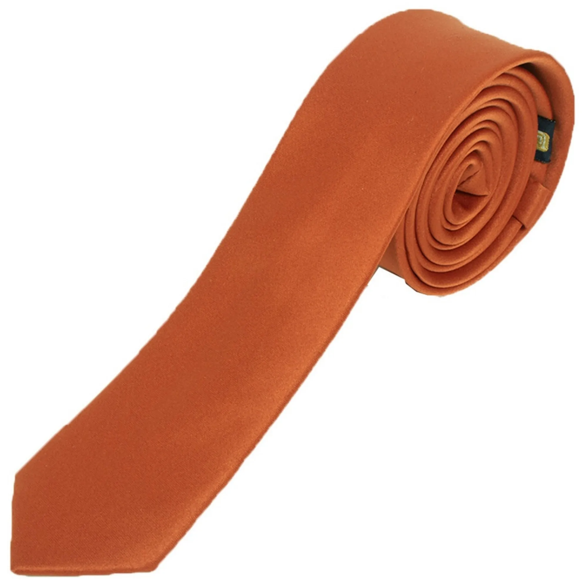 Men's Solid Color 2 Inch Wide And 57 Inch Long Slim Neckties