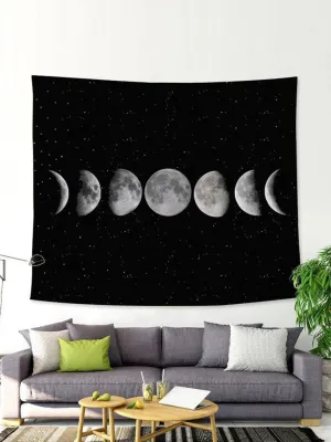 Moon Print Tapestry