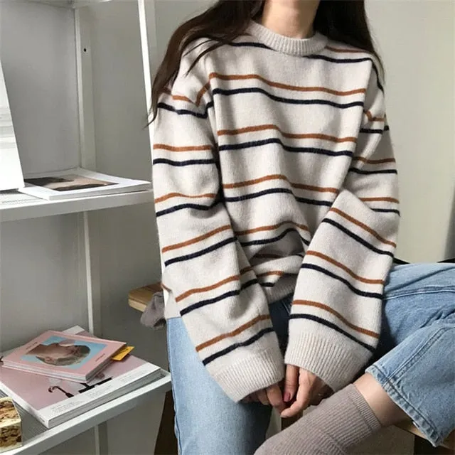 O-Neck Sweaters Top