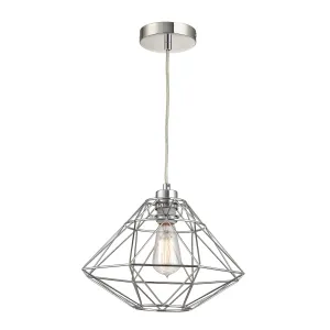 Paradigm 13" 1 Light Pendant in Chrome