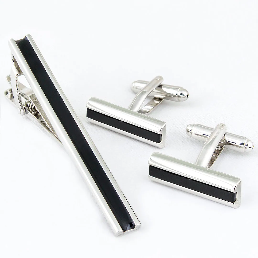 Peluche Mr.Dapper Sheek Look Cufflinks and Tie Pin Set