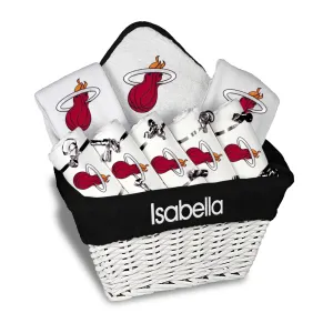 Personalized Personalized Miami HEAT Large Basket - 9 Items