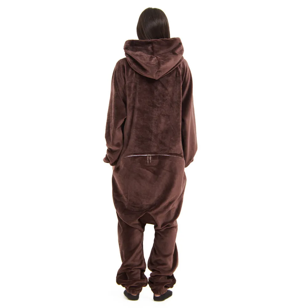 Snuggs Blanket Onesie Brown