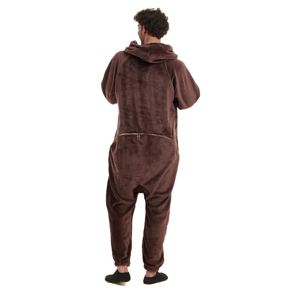 Snuggs Blanket Onesie Brown