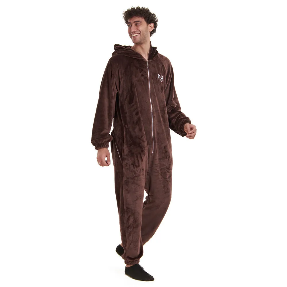 Snuggs Blanket Onesie Brown