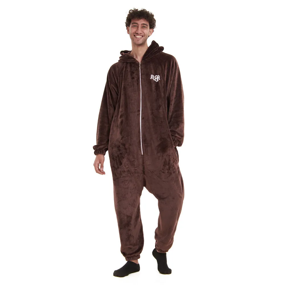 Snuggs Blanket Onesie Brown