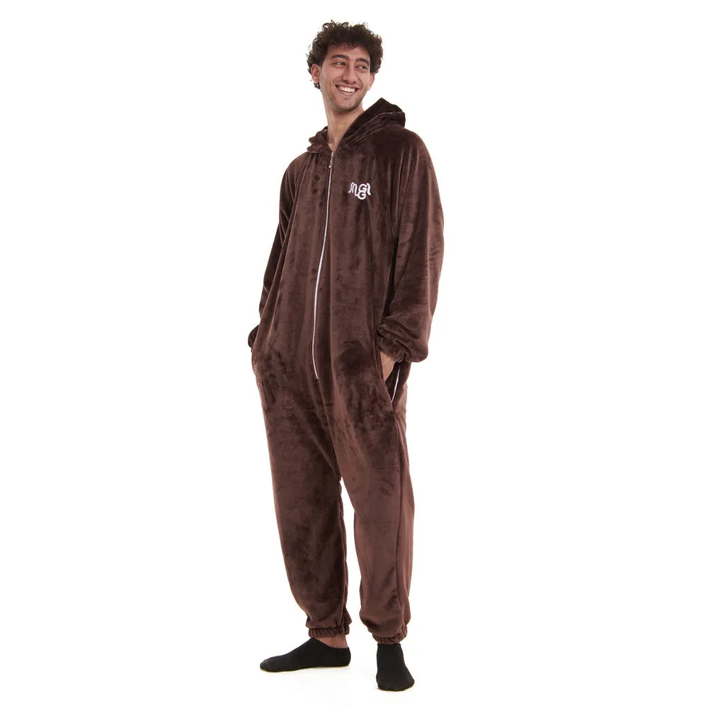 Snuggs Blanket Onesie Brown