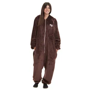 Snuggs Blanket Onesie Brown