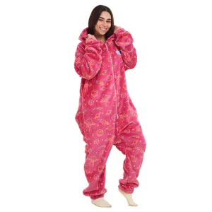 Snuggs Blanket Onesie Fuchsia Space