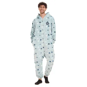 Snuggs Blanket Onesie Light Blue Stars