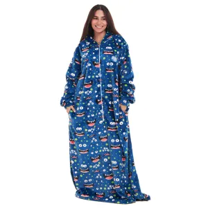 Snuggs Wearable Blanket Monk Blue monster