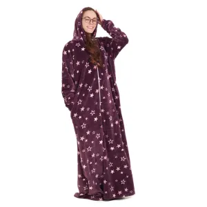 Snuggs Wearable Blanket Monk Purple stars