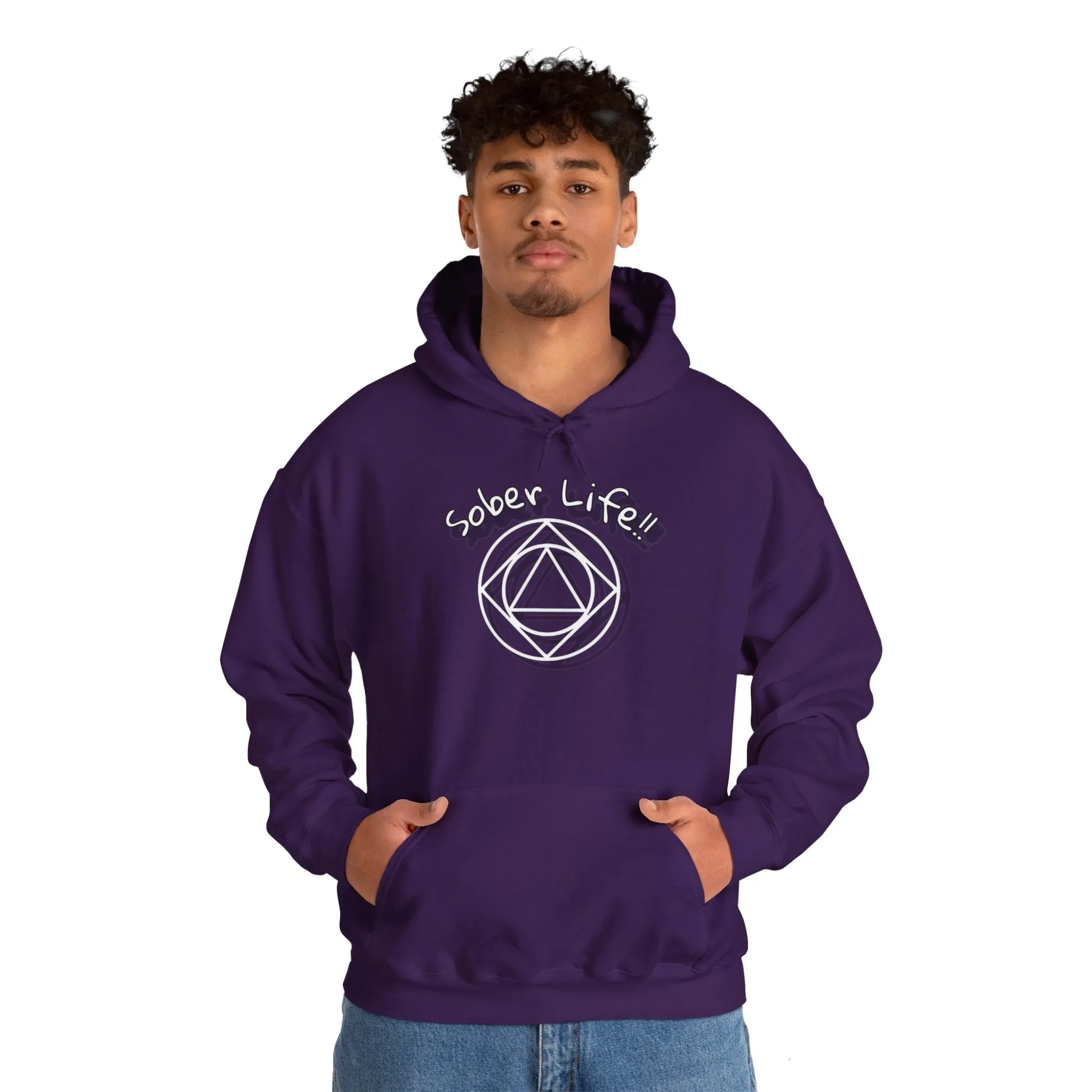 Sober Life Unisex Heavy Blend™ Hooded Sweatshirt