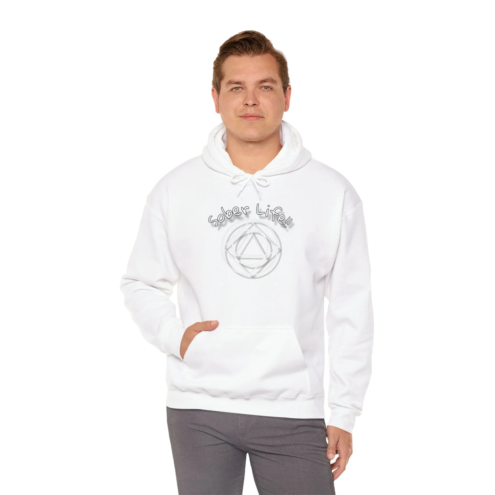 Sober Life Unisex Heavy Blend™ Hooded Sweatshirt