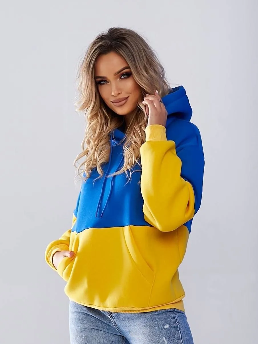 Sweatshirt with Hood UKRAINE Sports Warm Clothes