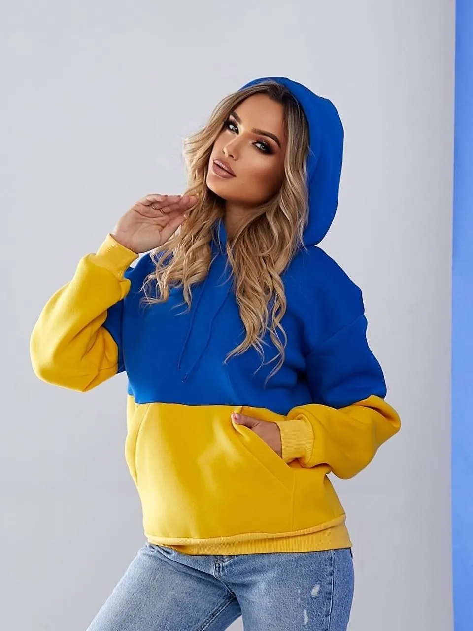 Sweatshirt with Hood UKRAINE Sports Warm Clothes