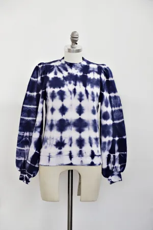 Ulla Johnson - Carmen Pullover in Indigo Tie Dye