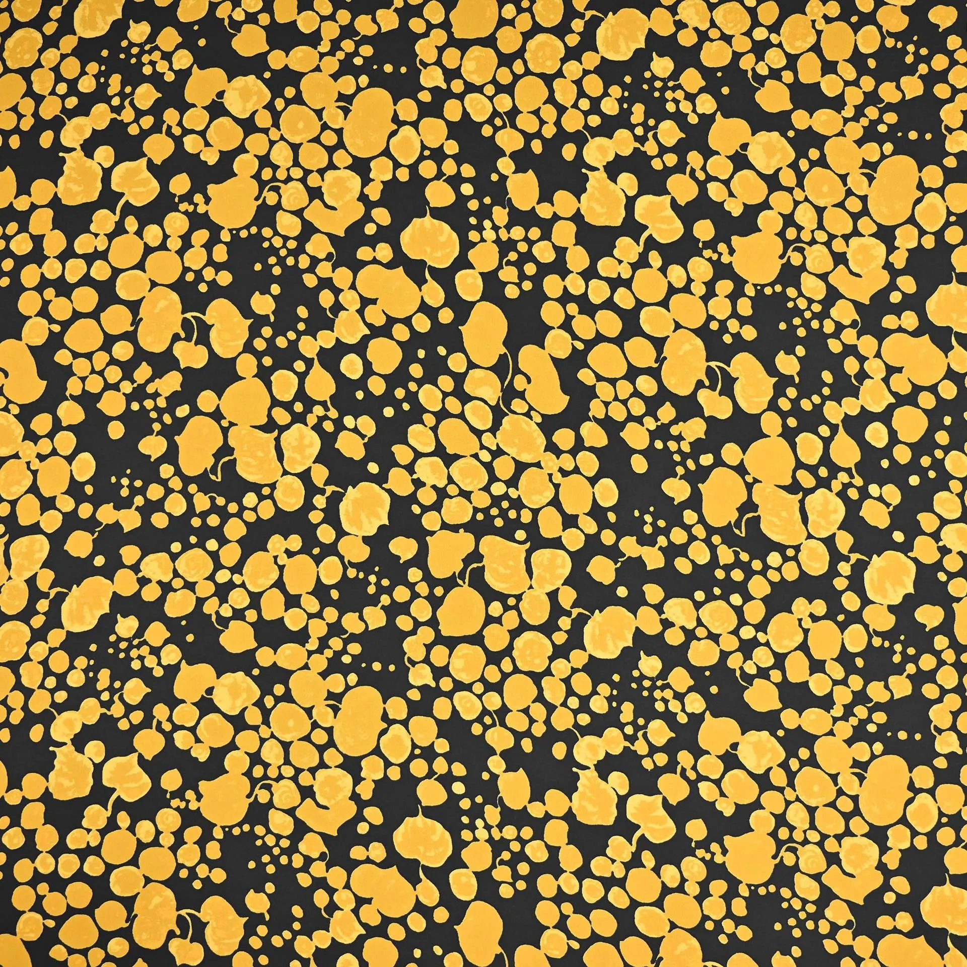 Yellow Print Lightweight Fabric 4203